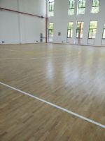 籃球場(chǎng)館體育木地板案例-蘭谿市外國(guó)語小學(xué)