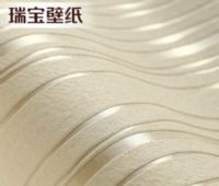 瑞寶德國(guó)進(jìn)口無(wú)紡布牆紙素色豎條紋壁紙