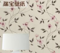瑞寶壁紙無(wú)紡壓紋牆紙壁畫玉蘭花開(kāi)臥室客廳背景牆